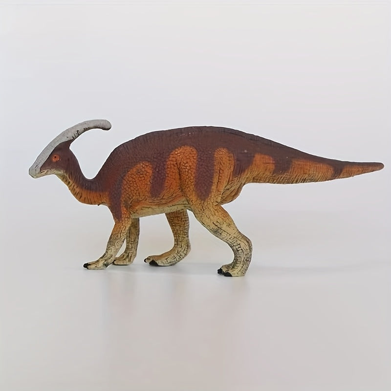 Jurassic Parasaurolophus Dinosaur Toy Realistic Model with Detailed Scales