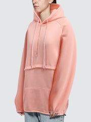 Casual Solid Zip Kangaroo Hoodie Long Sleeve Sweatshirt