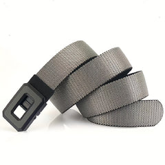 Hollow Rotating Alloy Buckle Double Sided Casual Strap