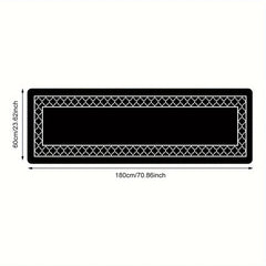 Geometric Print Sponge Floor Mat Non-Slip Kitchen Foot Mat