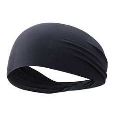 Breathable Elastic Headband Sweat Absorption for Women & Men