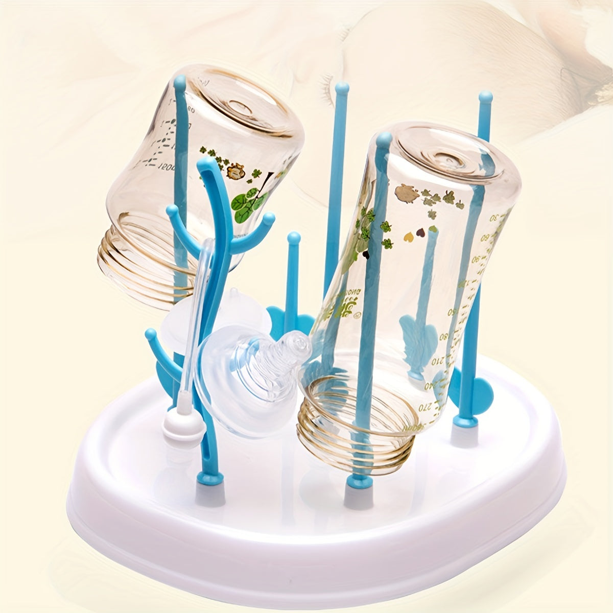 1pc Bottle Drying & Storage Rack