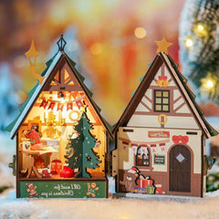 DIY Wooden Dollhouse Kit for Adults: Twinkling Christ