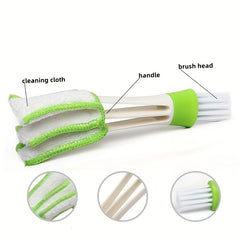 2-in-1 Car Air Outlet Cleaning Tool Duster Brush Cleaner