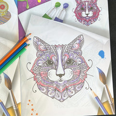 16 Page Matching Puzzle Book Art Exercise Book