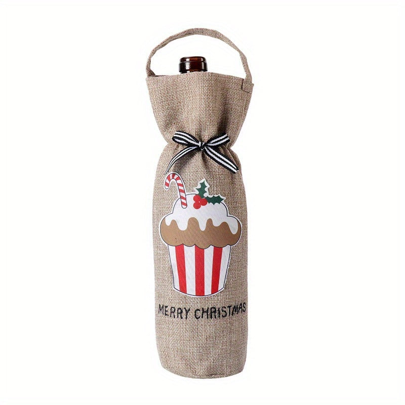 Christmas Faceless Old Man Doll Wine Bottle Cover