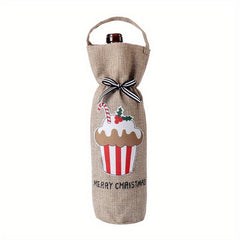 Christmas Faceless Old Man Doll Wine Bottle Cover