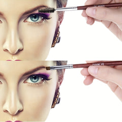 1pc Eyebrow Brush & Spoolie - Thin Eyeliner Brush