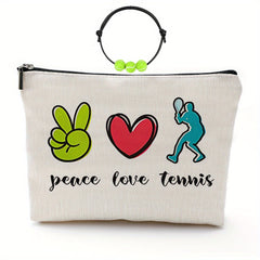 Tennis Makeup Bag & Bracelet Gift Set