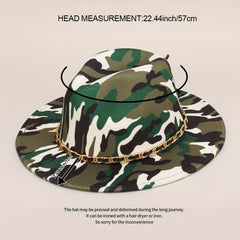Breathable Cowboy Hat with Splicing Cow Pattern for Outdoor Activities