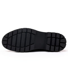 Men Leather Loafer Shoes Slip On Lightweight Dress Shoes