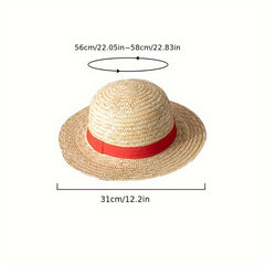 Woven Straw Hats Short Brim Sun Hat Men Women