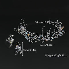 Crystal Star Headband & Earrings Set
