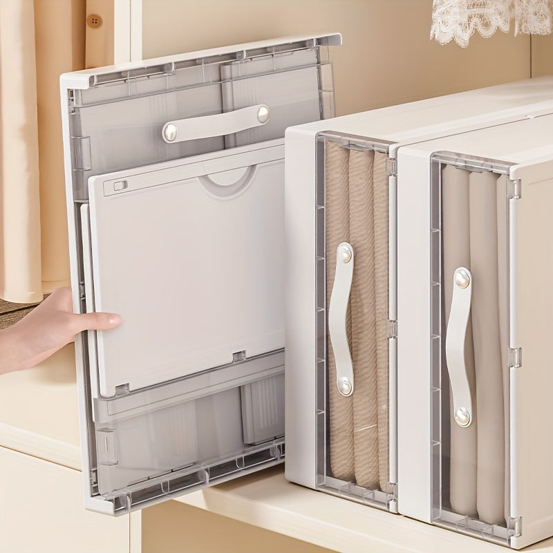 1PC Foldable Storage Box Stackable Large Capacity Storage Case