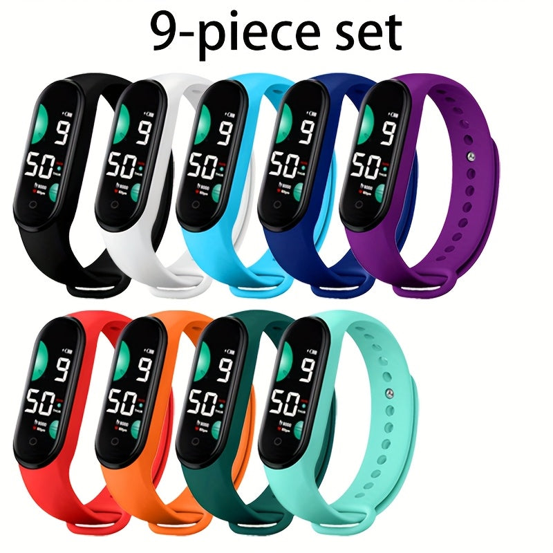 Stylish Minimalist LED Watch Set - Captivate Your Audience