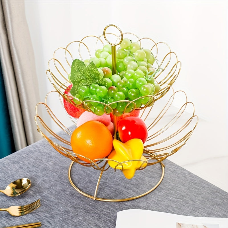 Double Layer Candy Basket for Snack Storage and Party Decorations