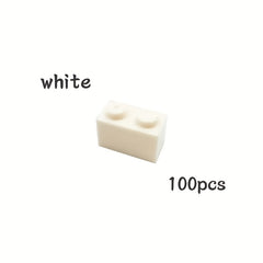 100pcs Small Particle Building Blocks 3004 Set 1X2 High Brick Accessories