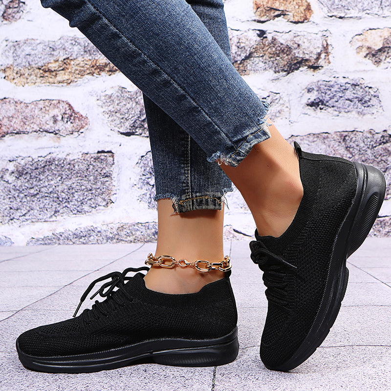 Stylish Lace up Sneakers Walking Running Shoes