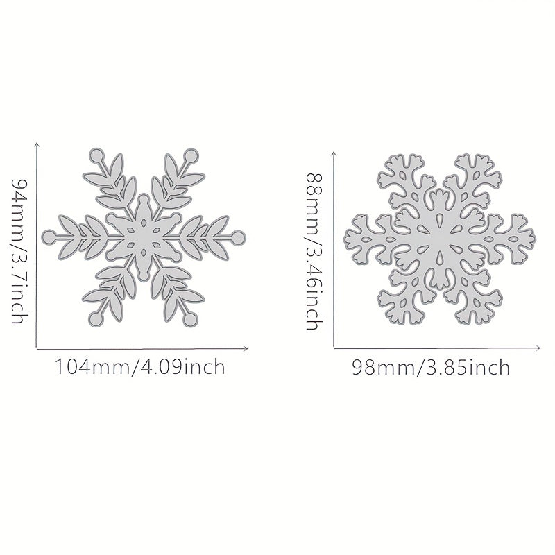 Christmas Snowflakes Metal Die Embossing Stencil Scrapbooking Photo Album Decor