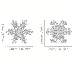 Christmas Snowflakes Metal Die Embossing Stencil Scrapbooking Photo Album Decor