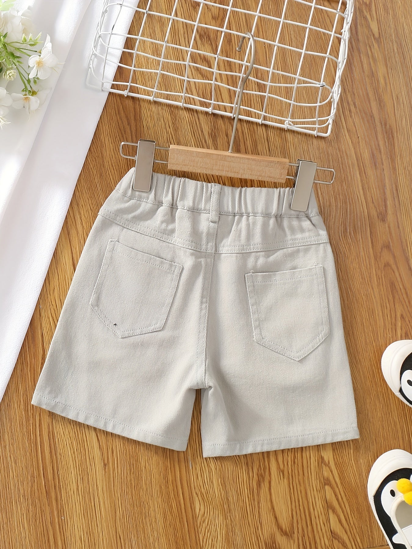 Girls' Comfy Casual Shorts with Pockets - Kids Outfit