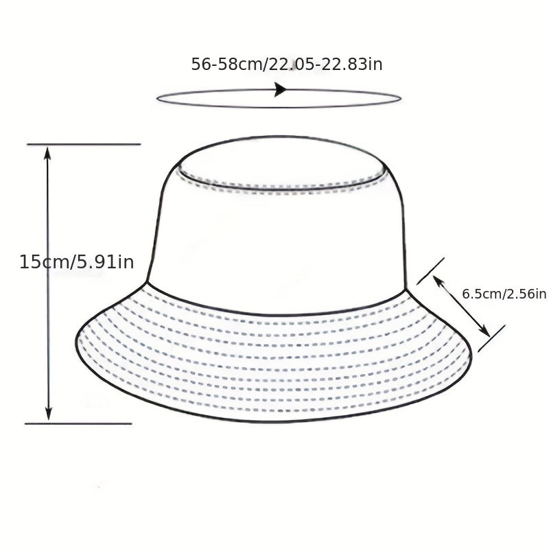 Tie Dye Reversible Bucket Hat Sun Protection