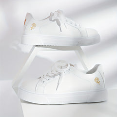 Women's Solid Skate Shoes Lightweight Low Top Sport Footwear