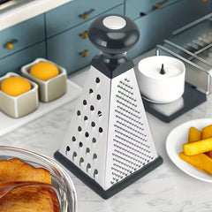 Stainless Steel Box Grater with Container