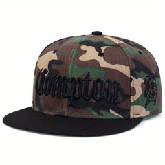 Men's COMPTON Baseball Cap Adjustable Hat for Spring Fall Summer