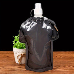 Portable Mountaineering Water Bag T-shirt Shaped Bottle