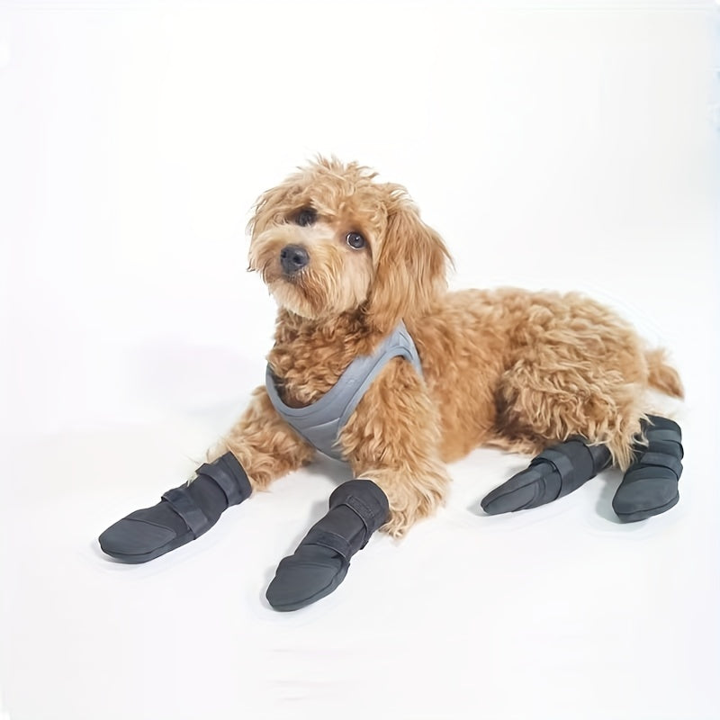 2pcs Dog Wound Recovery Boots, Softshell Waterproof Dog Shoes