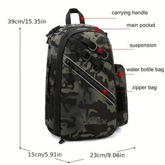 Waterproof Fishing Tackle Storage Bag Sling Backpack