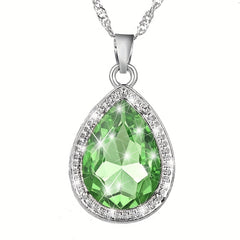Emerald Necklace Pendant for Christmas Birthdays & More