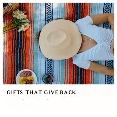 Handwoven Mexican Blanket for Yoga Picnic Camping Equestrian Saddle