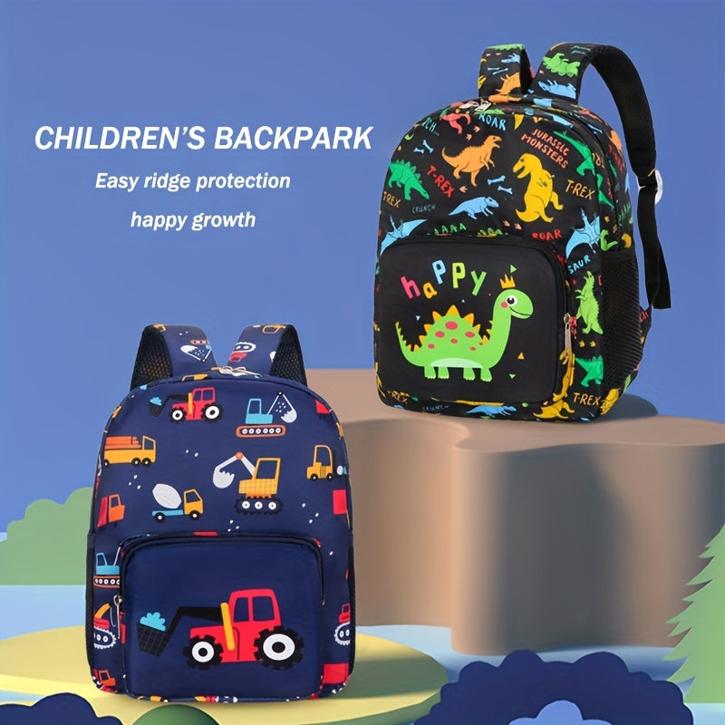 Cartoon Dinosaur Pony Dolphin Backpack for Kids