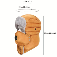 Winter Thickened Ear Protection Windproof Cotton Warm Cap