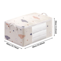 Cartoon Pattern Large Capacity Organizer Zipper Dustproof Container