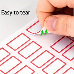 144 Pcs Folder Labels Self Adhesive Labeling Paper Name Sorting Stickers
