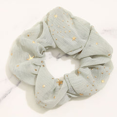 Star Hair Scrunchies Elastic Hair Bands Ponytail Hair Ties