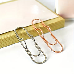 10pcs Metal Pen Clips Notebook Accessories Paper Clip Easy Carry Pen Holder