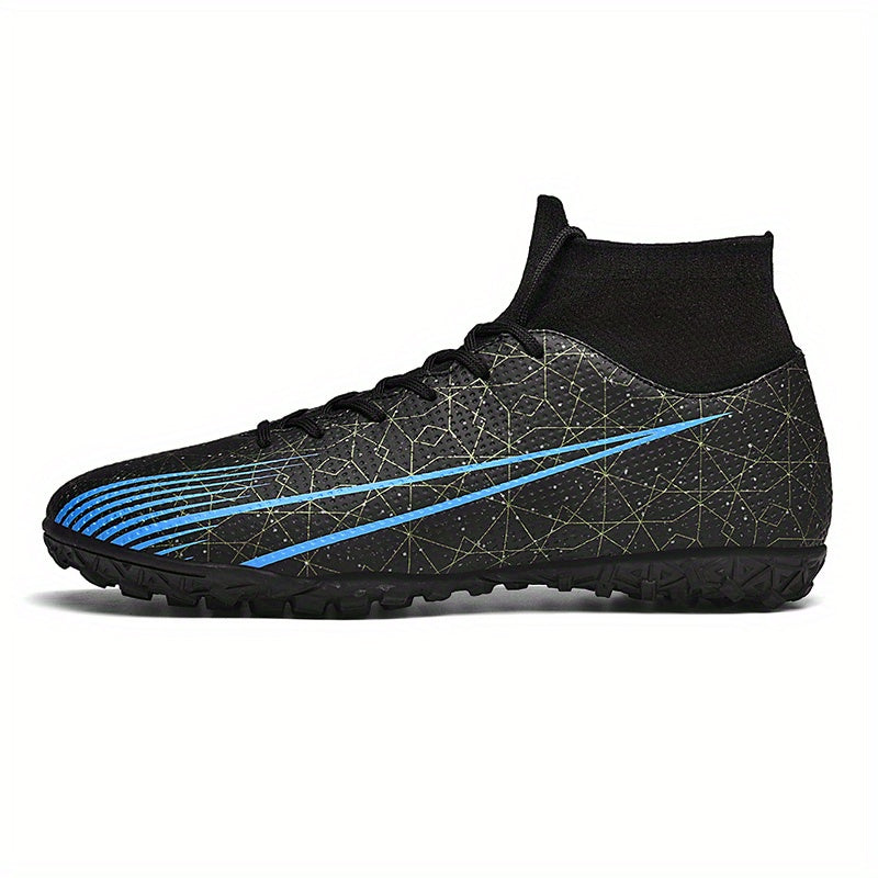 High Top Soccer Cleats Lace Up Professional Shoes For Training