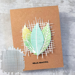 Grid Background Die Cuts Metal Cutting Dies Scrapbooking Paper Craft