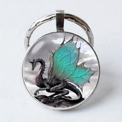 Vintage Flying Dragon Keychain For Boys Bag Wallet Charm Accessories