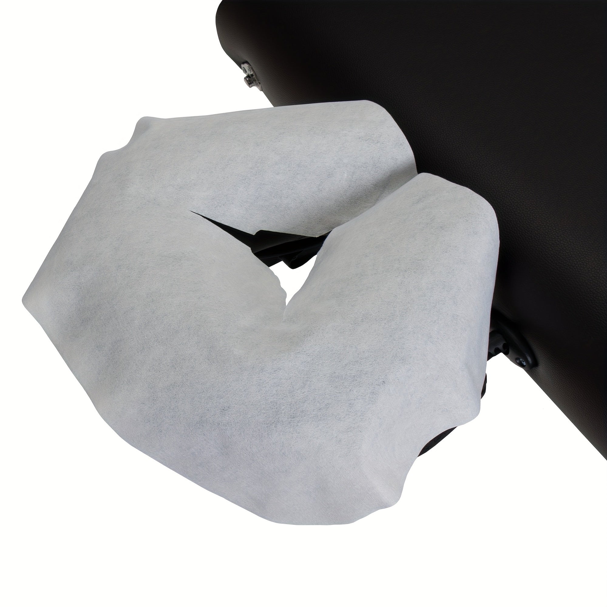 100pcs Disposable Massage Headrest Pads Face Cradle Covers