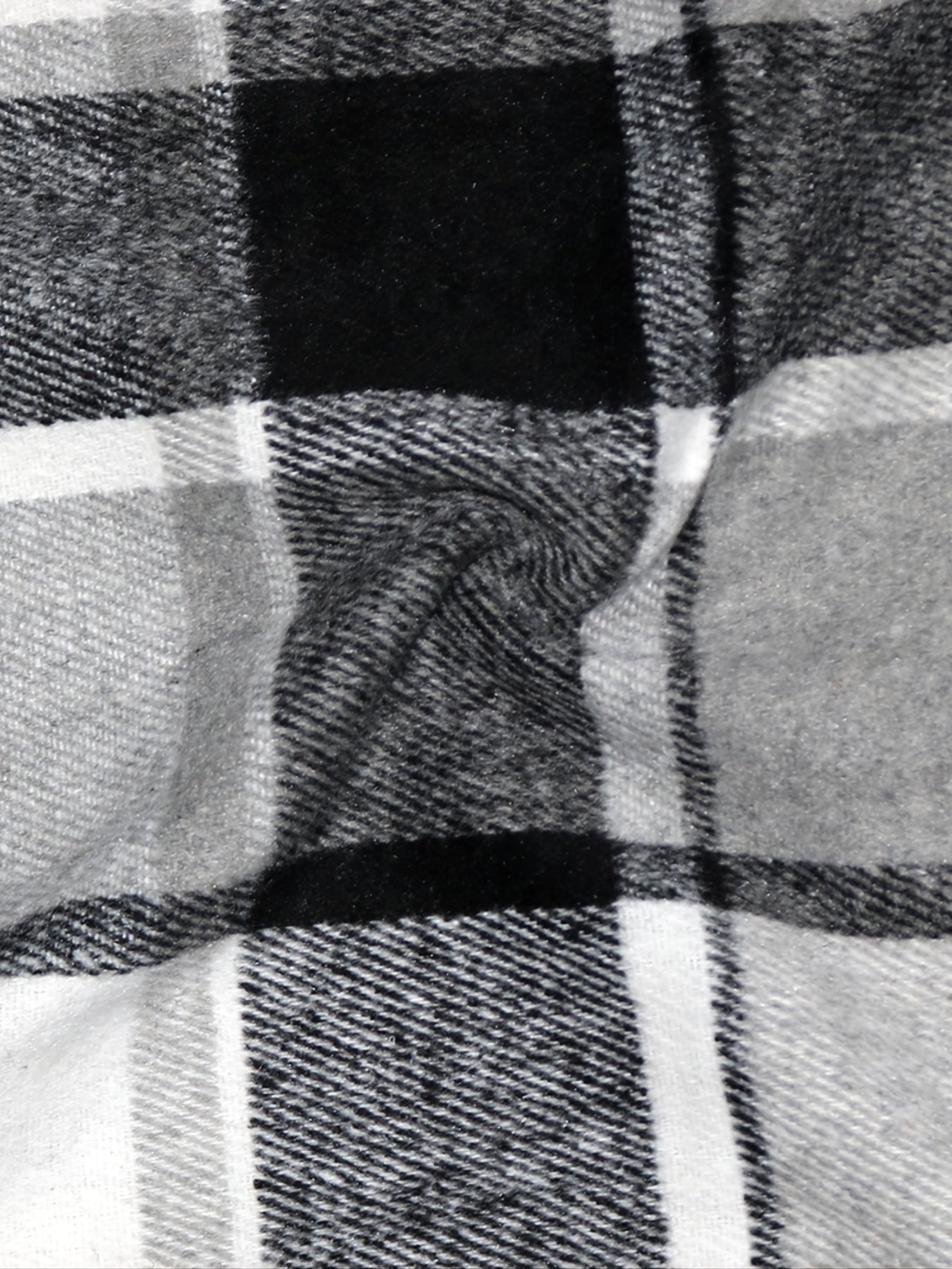 Oversized Plaid Shirt Jacket Long Sleeve Button Up Casual Shacket