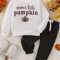 Baby Boy Halloween Costume Pumpkin 2pcs Set