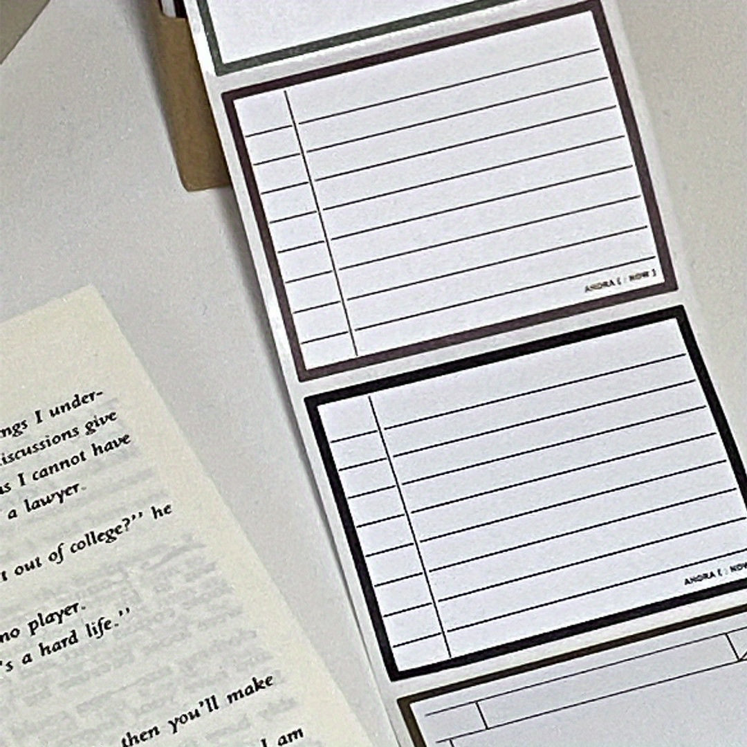250 Sticky Notes Sheets, Pull-out Note Paper for Students