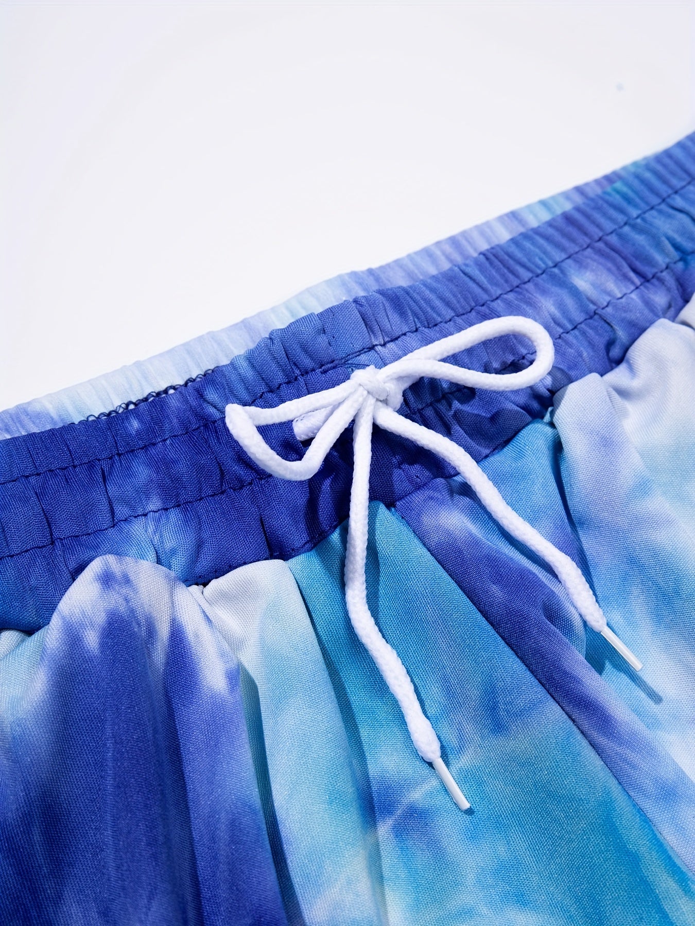 Tie Dye Drawstring Shorts Casual Shorts For Women