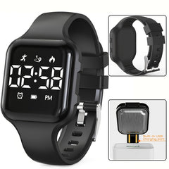 Waterproof Vibrating Alarm Watch 3 Alarm Reminder Watch Potty Training Watch