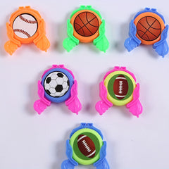 3pcs Football Flying Saucer Toy Mini Interactive Fidget Toy